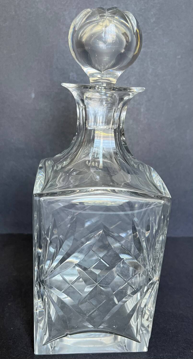 Saint Louis crystal whiskey decanter