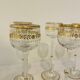 Antique Art Nouveau liqueur glasses by Theresienthal, 1900s, set of 6