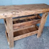 Professional furniture 120cm old solid wood workbench
