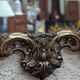 Gold metal wall mirror