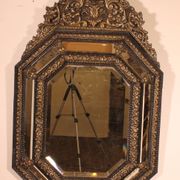 Grand Miroir à parcloses du 19° siècle -Pays Bas