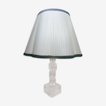 Table lamp folded lampshade