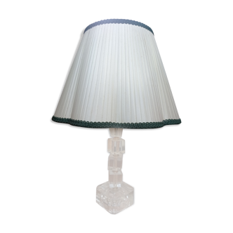 Table lamp folded lampshade