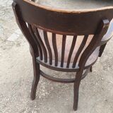 American armchair solid oak