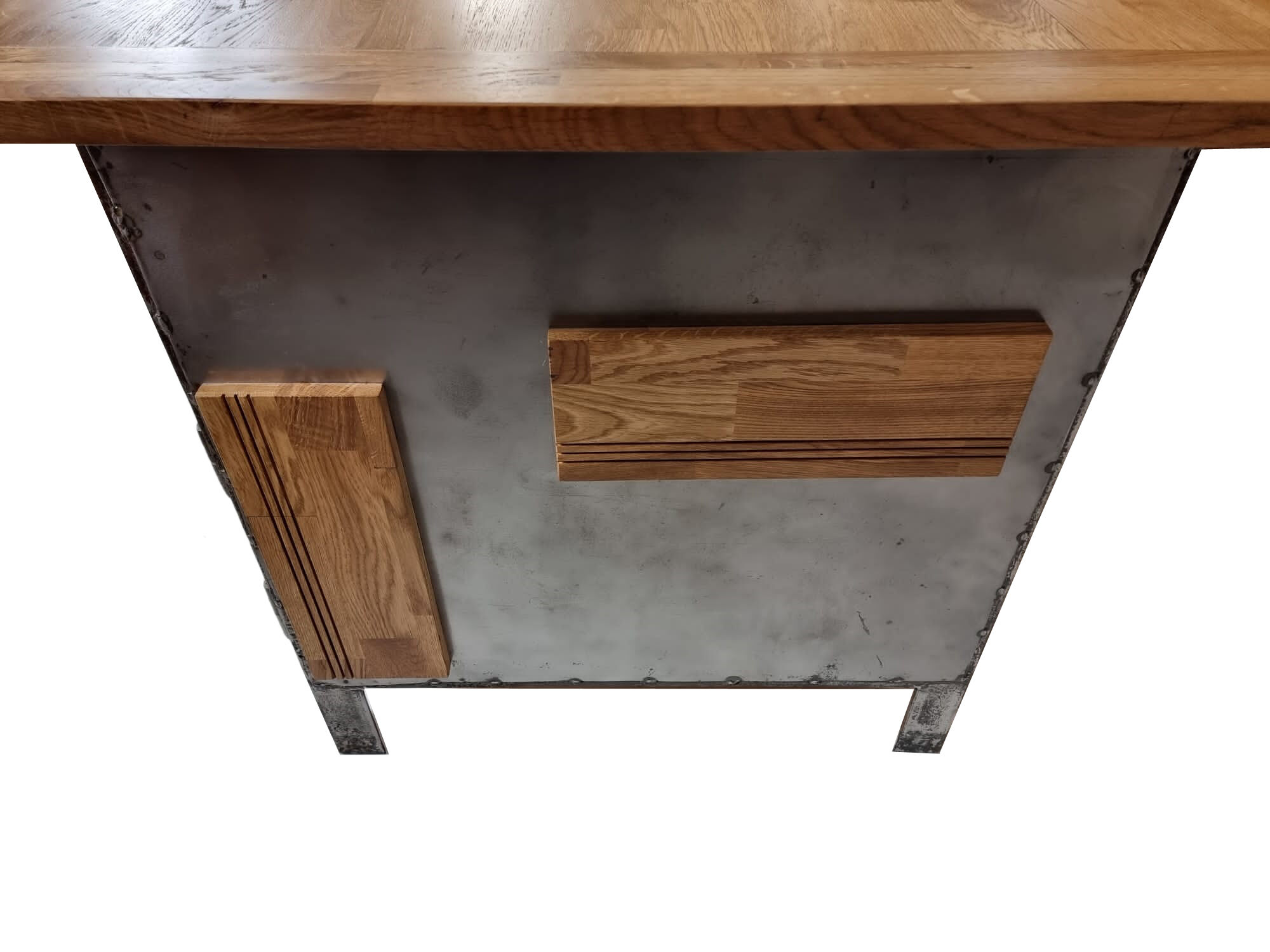 Industrial kitchen island, 1970s