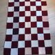 Plaide patchwork tricoté main