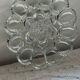 Crystal glass egg dish/tray by August Walther Glass