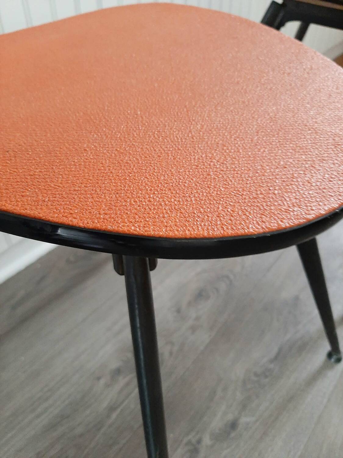 Pair of Vintage Stools with Metal Legs, Consoles