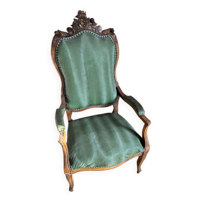Bergère fauteuil de style Louis XV revival. Idéal pour les décorateurs/revendeurs.