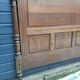 Antique headboard in solid oak