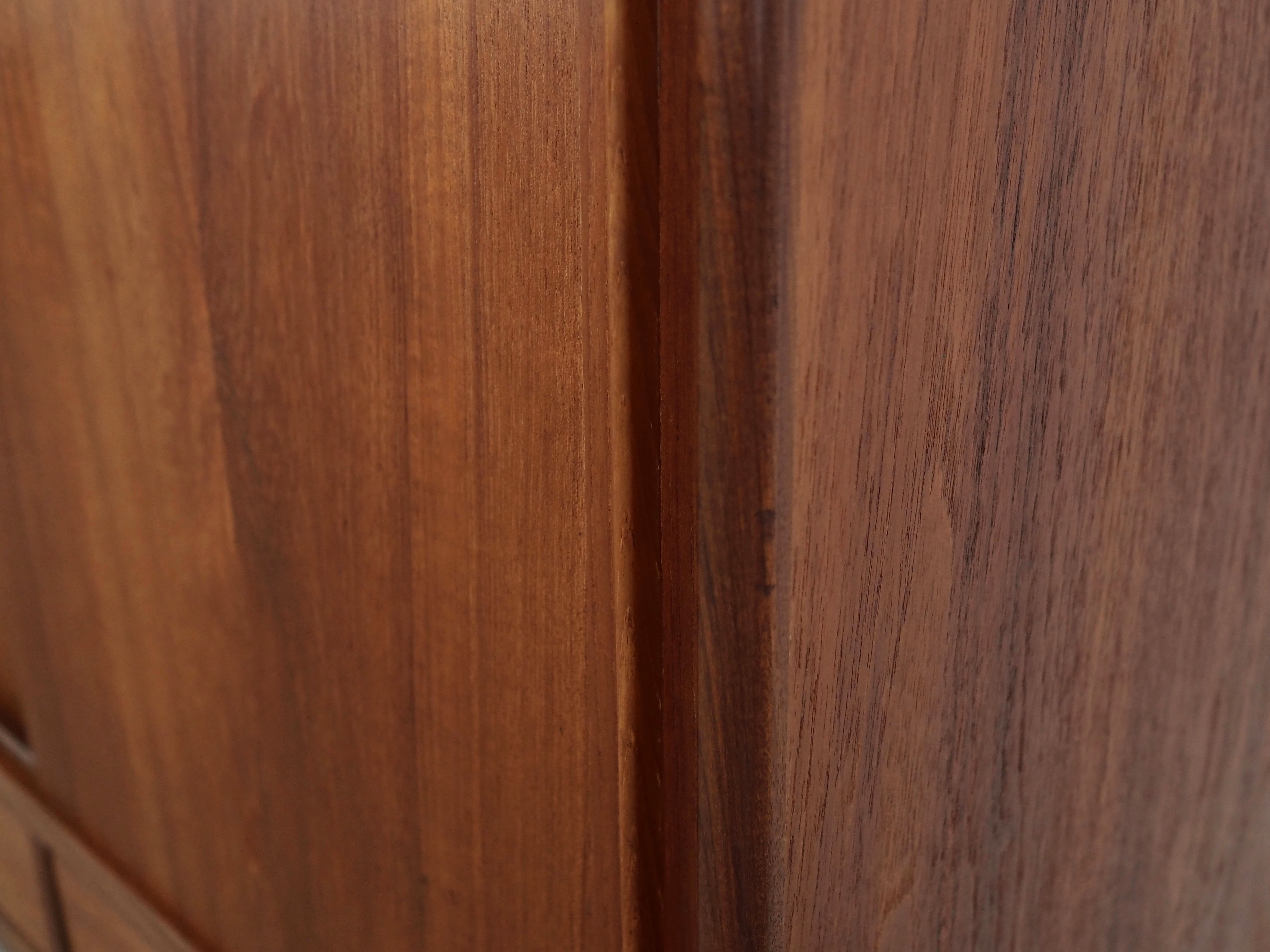 Teak highboard, Danish design, 1960s, production: Denmark