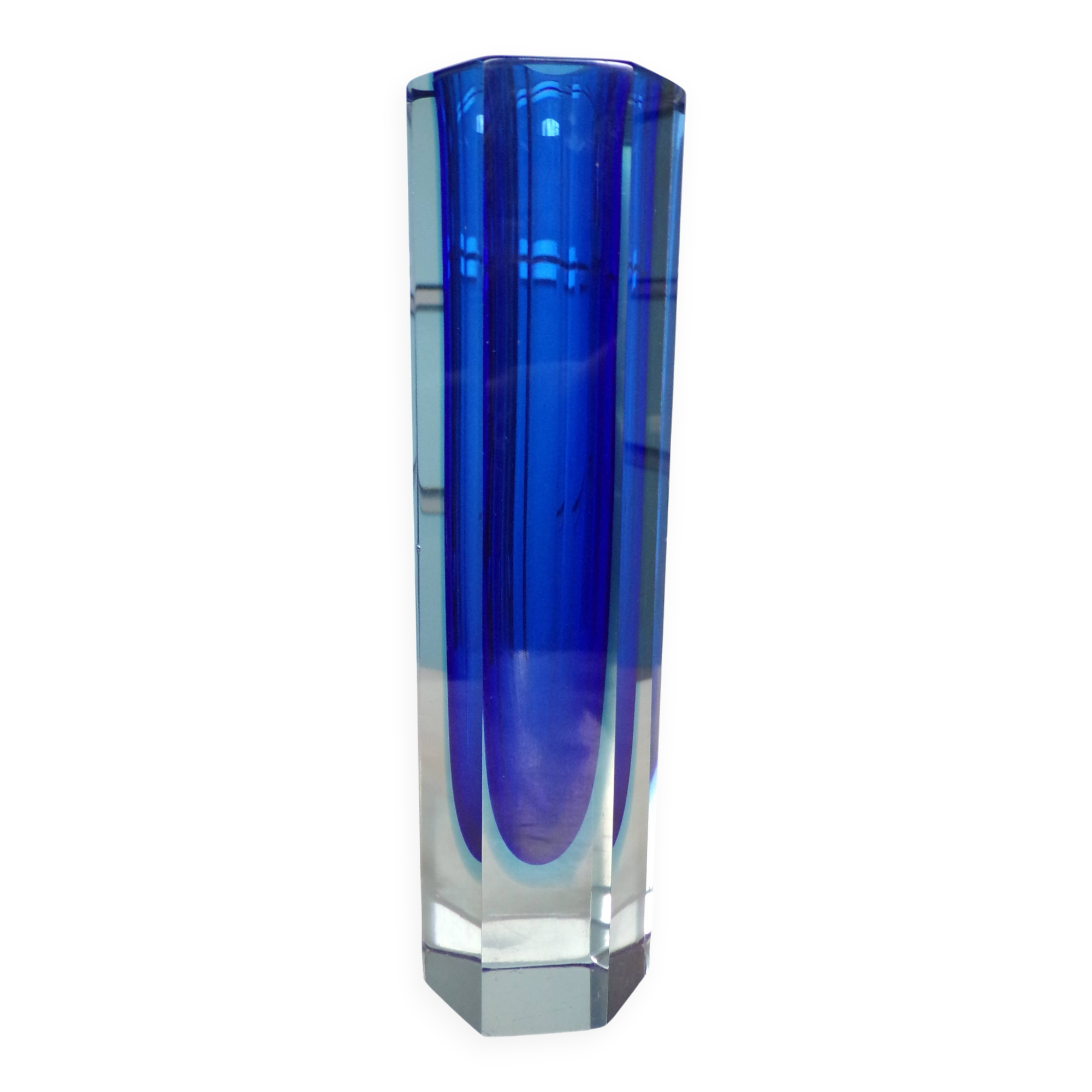 Murano Sommerso vase h=22cm