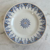 Set of 4 plates Terre de fer St Amand
