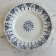 Lot de 4 assiettes Terre de fer St Amand