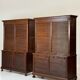 2 x oak filing cabinets ca. 1900