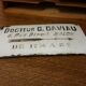 Plate of doctor