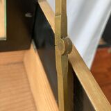 Vintage wooden table mirror circa 1960