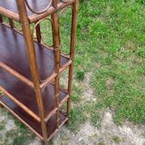 Art deco bamboo shelf