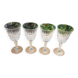 4 verres à pied