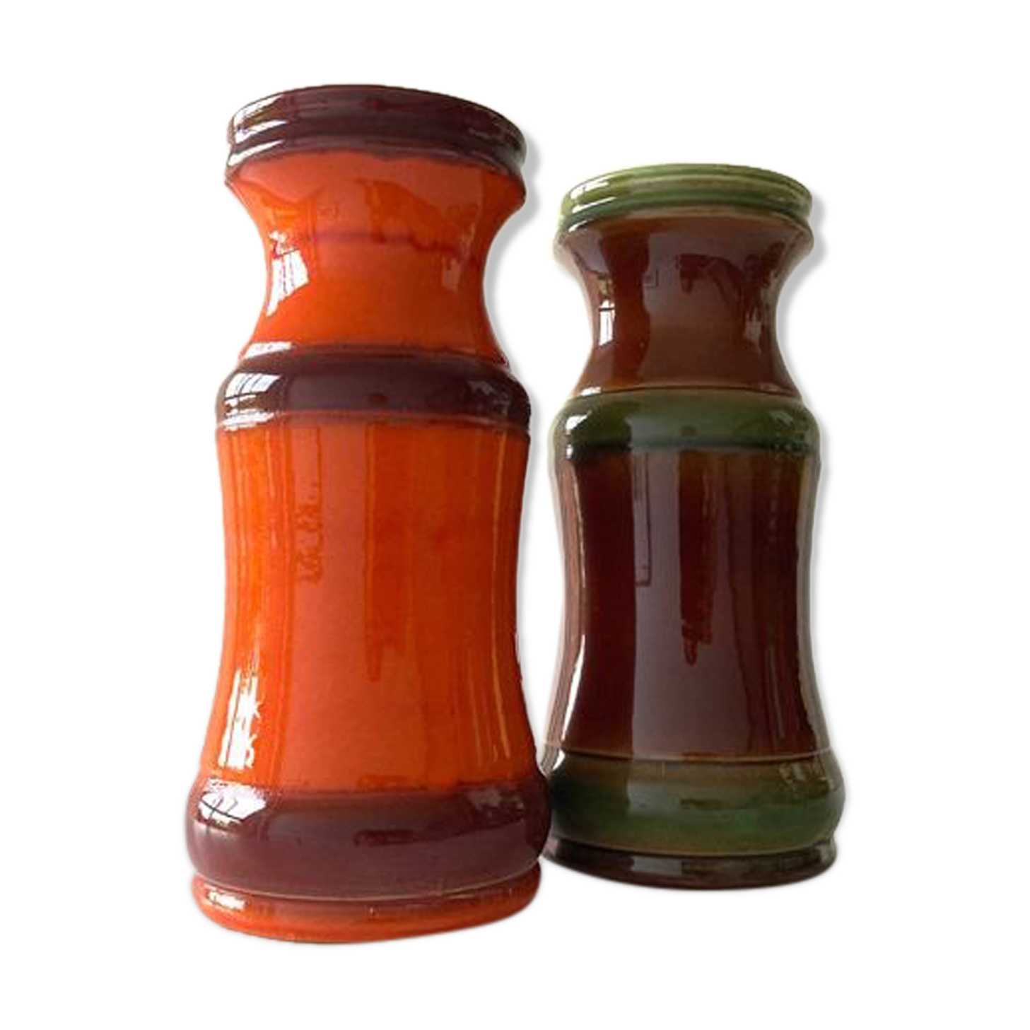 2 vintage vases from West Germany by Alfred Klein (AK) Keramik