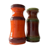 2 vintage vases from West Germany by Alfred Klein (AK) Keramik