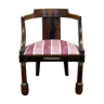 Empire XIXth mahogany armchair