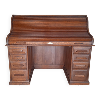 American oak desk