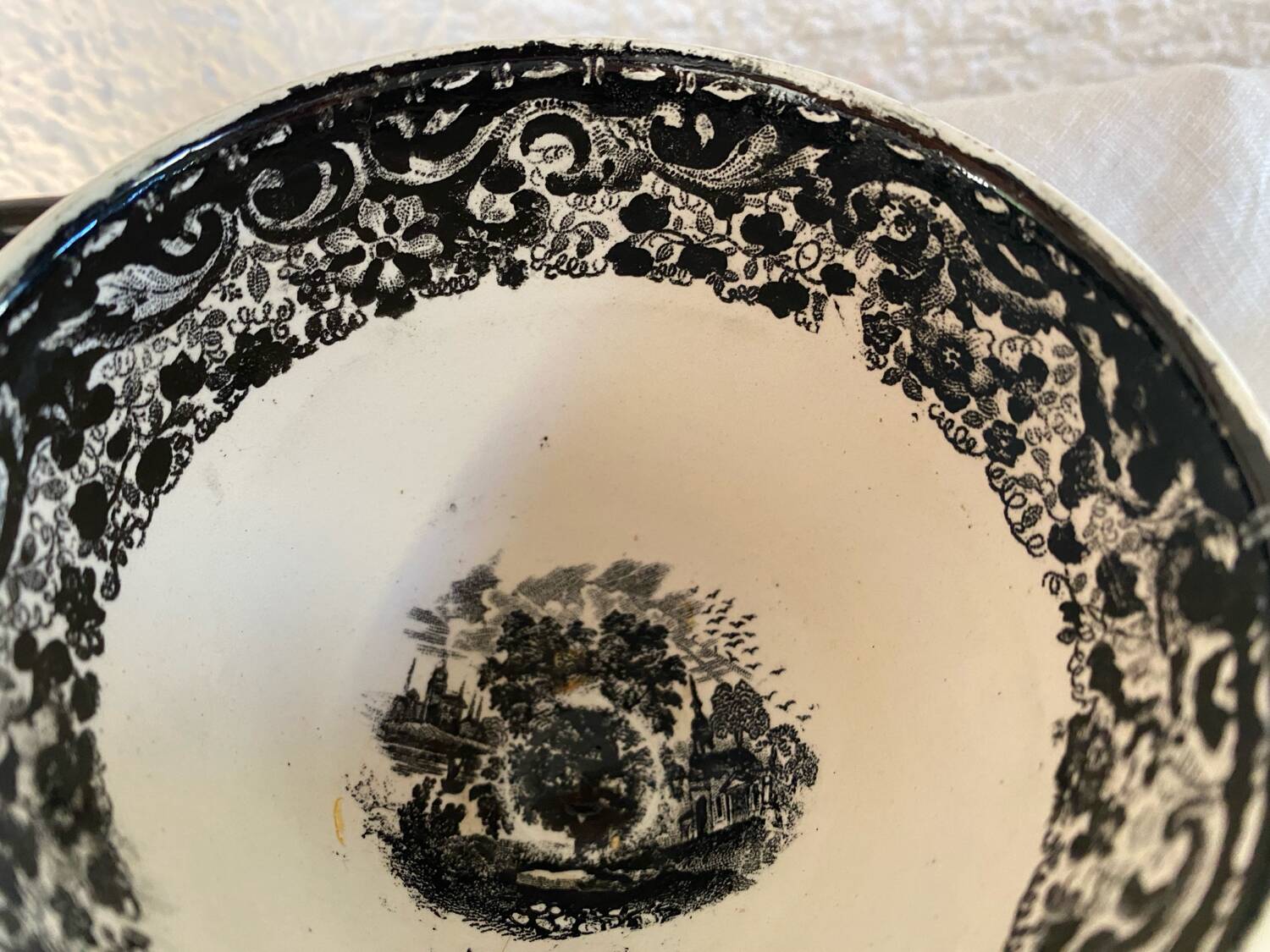 English earthenware cup 19th century