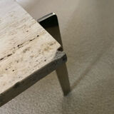 1970 rectangular travertine coffee table