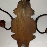 "Bistro" wall coat rack with 3 hooks
