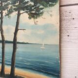Seaside painting