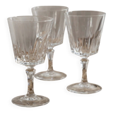 Set of 3 "Adrien" stemmed glasses