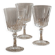 Set of 3 "Adrien" stemmed glasses