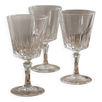 Set of 3 "Adrien" stemmed glasses