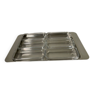70s designer aperitif tray