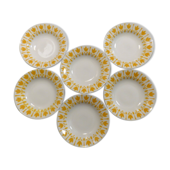 6 assiettes Lys Diguoin Sarreguemines