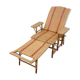 Wicker chaise longue