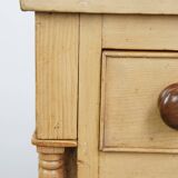 Antique English Sideboard/ Counter from the Early 19th Century in Pine Wood