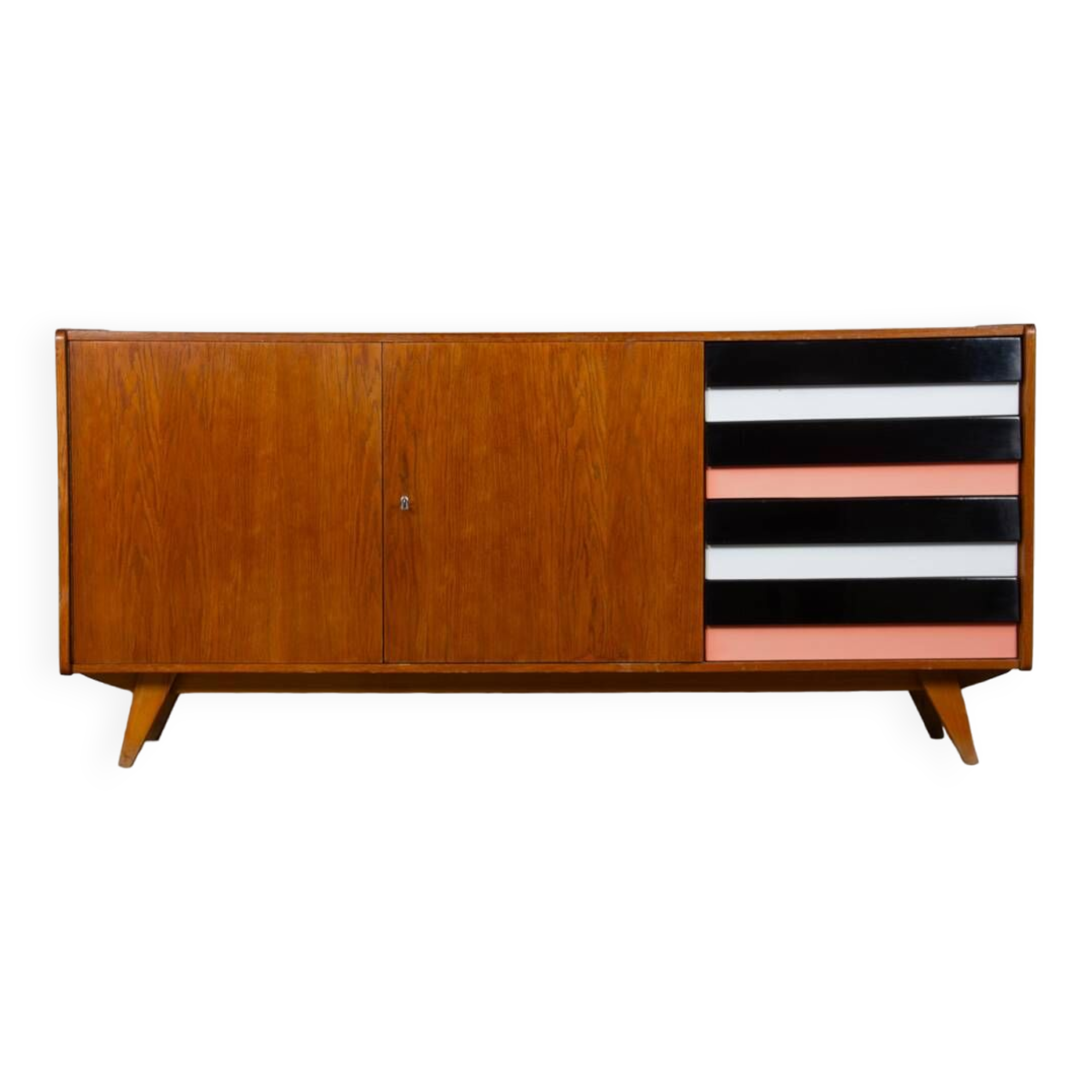 Oak sideboard by Jiri Jiroutek, model U-460, 1960