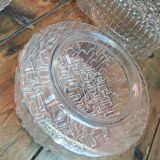 Lot de 8 plafonniers vintage, luminaires anciens, appliques