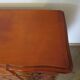 3-drawer chest of drawers in Louis XV style cherry wood, 1980s