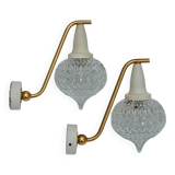 Pair of vintage wall lights 1950