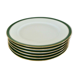 Set of 6 plates for dessert 40s