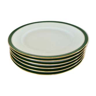 Set of 6 plates for dessert 40s