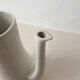 Coffee pot / teapot Sarreguemines France in white earthenware.