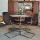 Lot of 4 Italian chairs Cidue 1970