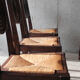 Set of 6 neo-Basque mulched chairs in the taste of Victor Courtray