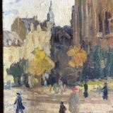 Tableau ChristusKirche Mainz par Henri LAVOUÉ (1883-1972) en 1924