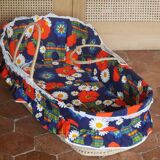 Wicker baby bassinet