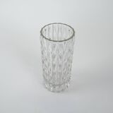 Crystal vase, Italian design, 1960s, manufactured in Italy